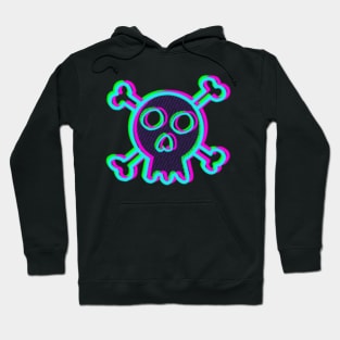 Neon Skull & Crossbones Hoodie